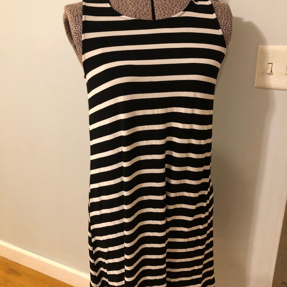 Old Navy Striped Swing Tank Dress.